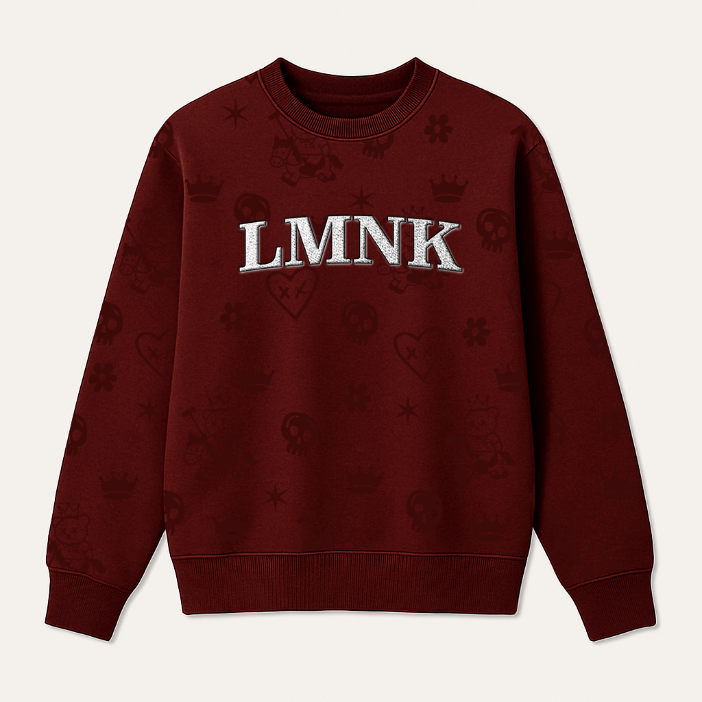 Loyalty Red Oversized Crewneck