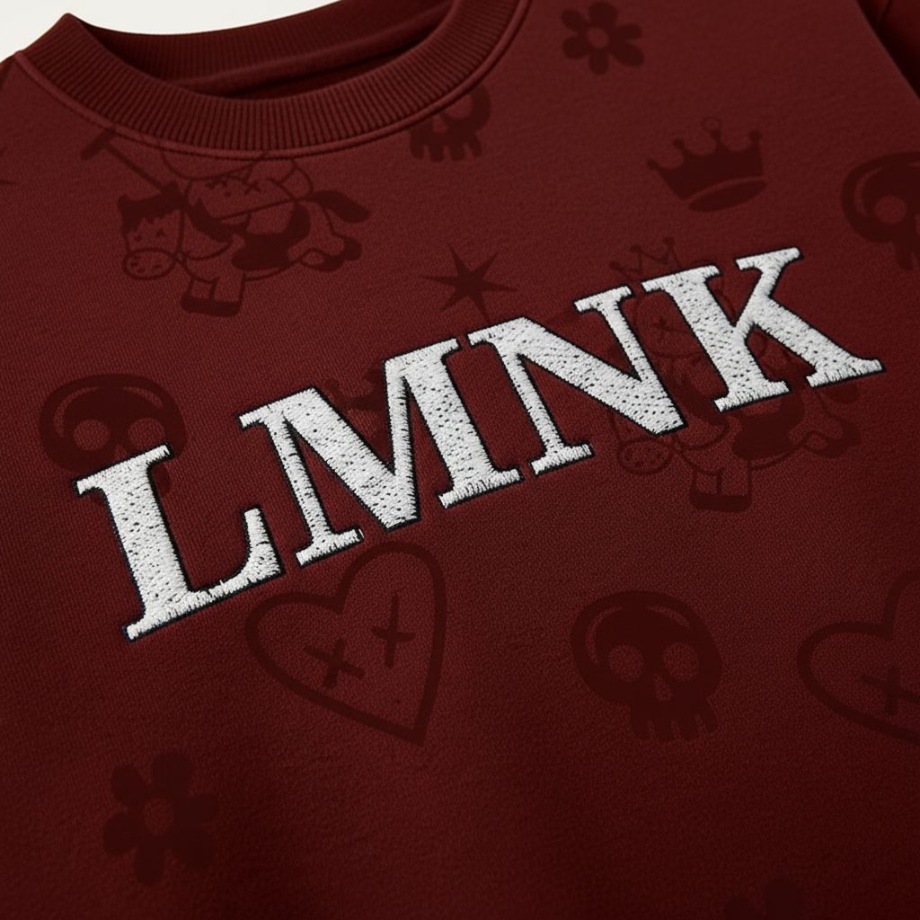 Loyalty Red Oversized Crewneck