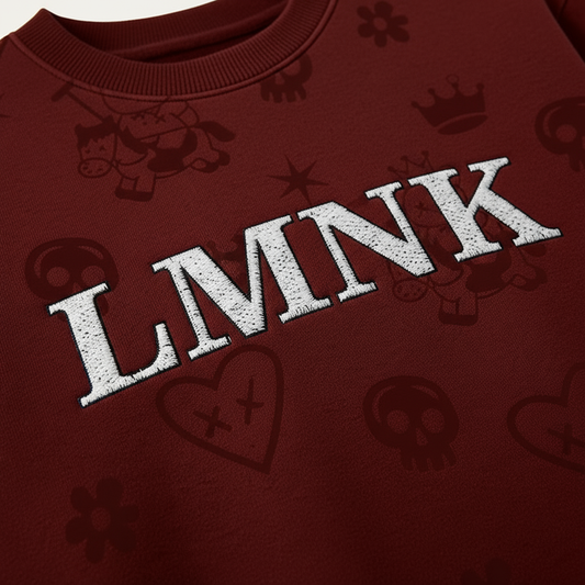 Loyalty Red Oversized Crewneck